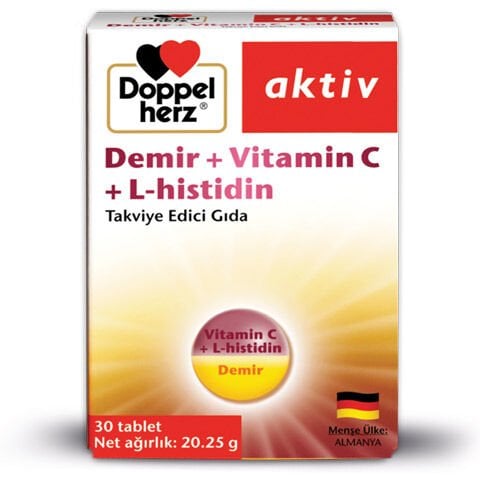 Doppelherz Demir+Vit C+ L Histidin 30 Tablet