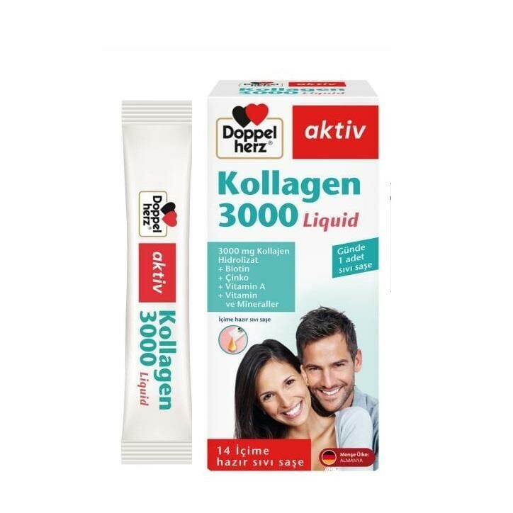 Doppelherz Kollagen 3000 Liquid 14 Sıvı Saşe