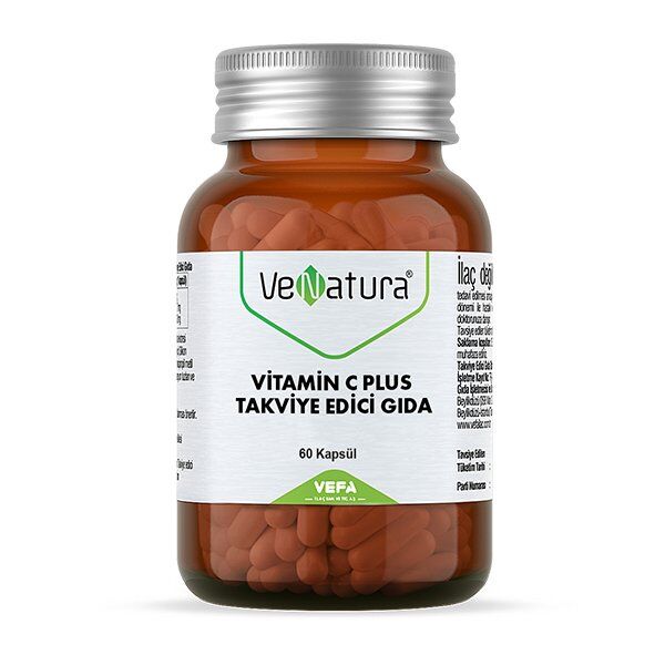 VeNatura Vitamin C PLUS (Pureway-C) Takviye Edici Gıda 60 Kapsül