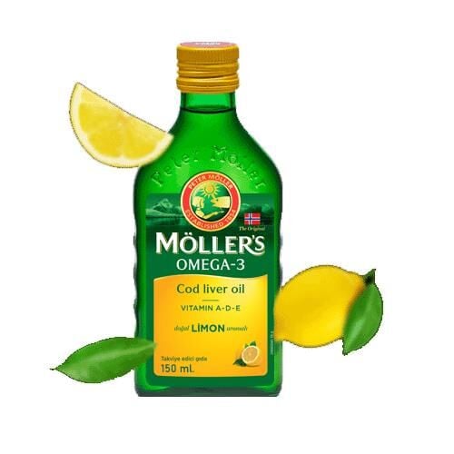 Möllers Omega 3 Şurup Limon Aromalı 150 ml