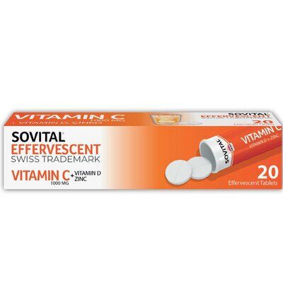 Sovital Vitamin C 20 Efervesan Tablet