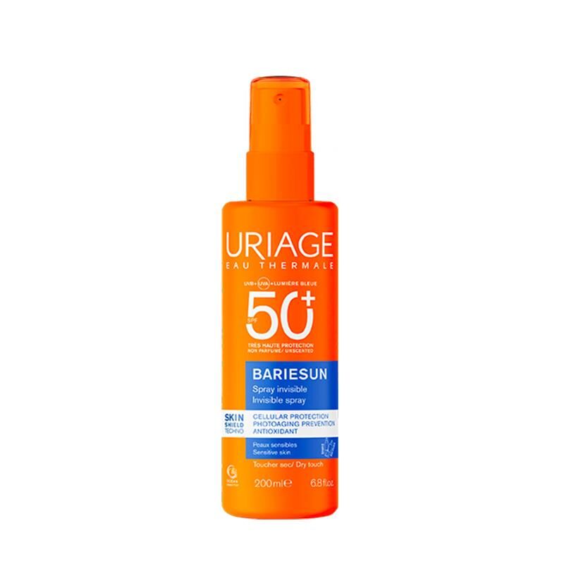 Uriage Bariesun SPF50+ Yüz ve Vücut için Parfüm İçermeyen Güneş Koruyucu Sprey 200 ml