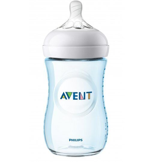 Philips Avent Natural PP Biberon 260 ml Tekli Mavi