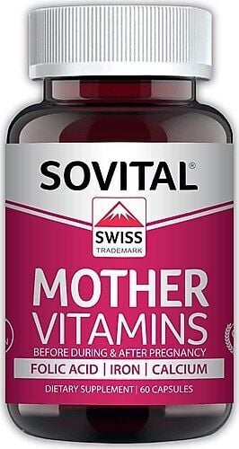 Sovital Swiss Trademark Mother Vitamins 60 Kapsül