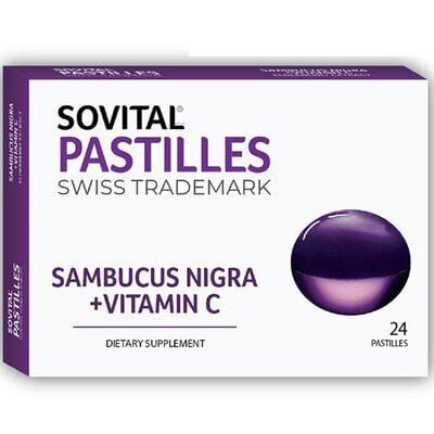 Sovital Sambucus Nigra Vitamin C 24 Pastil