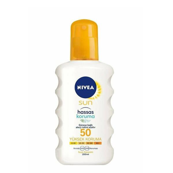 Nivea Sun Hassas Koruma Güneş Spreyi Kokusuz 200 ml