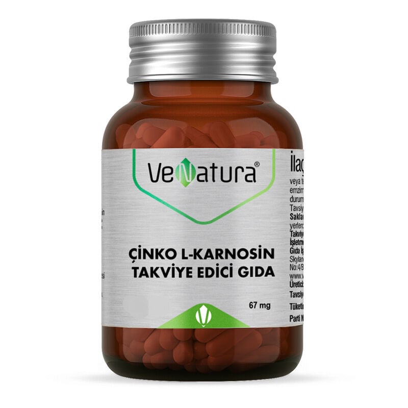 Venatura Çinko L-Karnosin 30 Kapsül