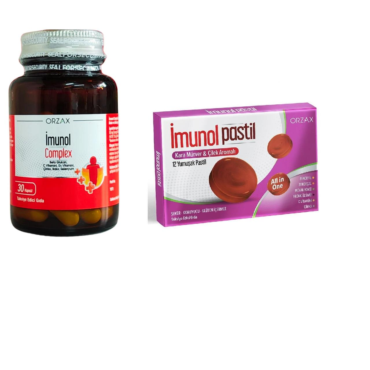 Orzax İmunol Complex + İmunol Pastil Avantajlı Paket