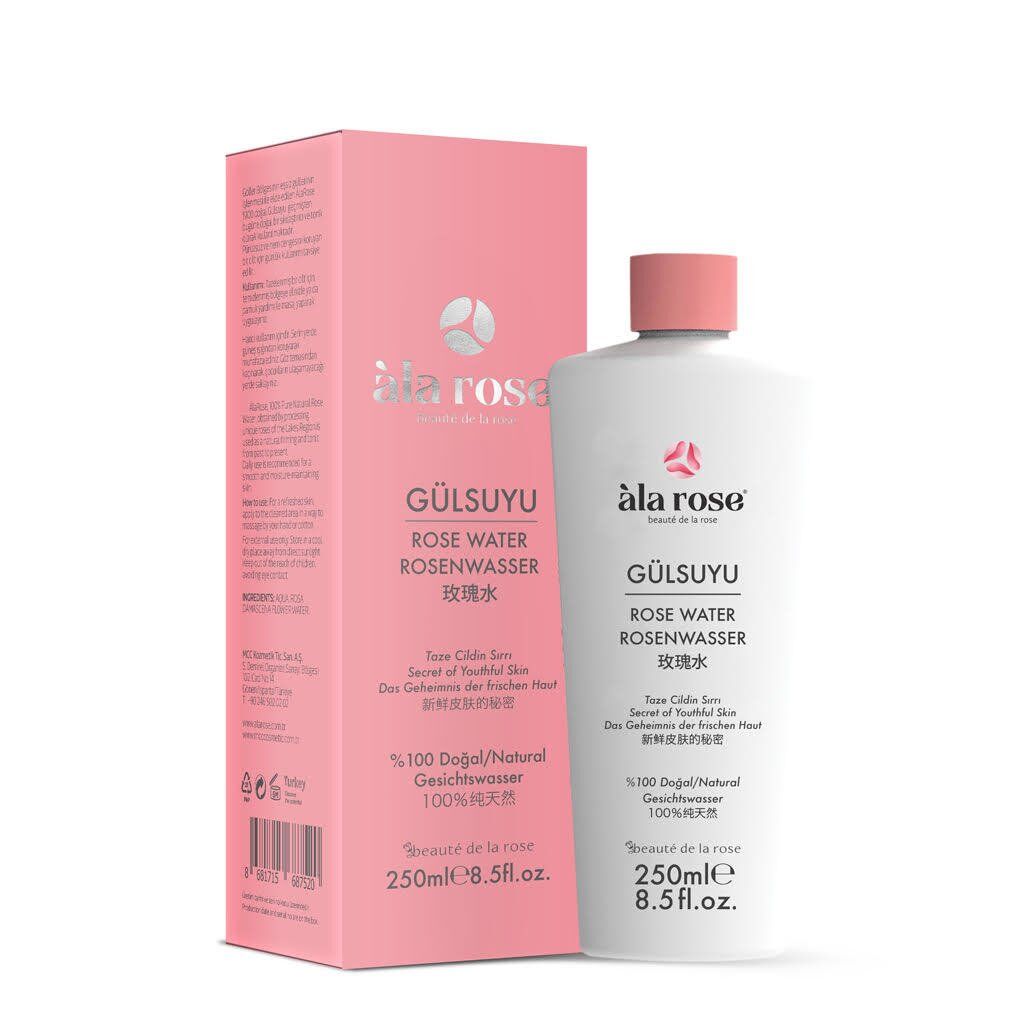 Ala Rose Naturel Gülsuyu 250ml Kutulu