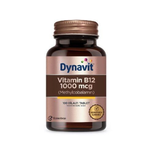 Dynavit Vitamin B12 1000 Mcg (Methylcobalamin) 100 Dilaltı Tablet