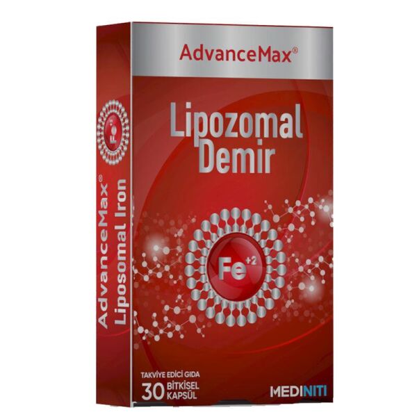 Mediniti AdvanceMax Lipozomal Demir 30 Kapsül