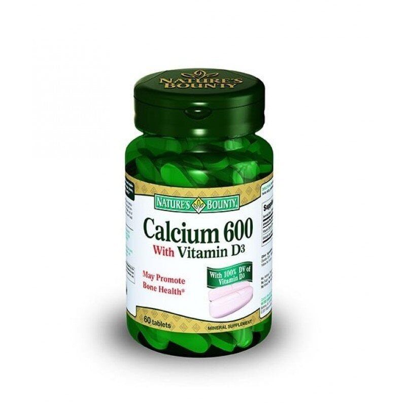 Nature's Bounty Calcium 600 With Vitamin D3 60 Tablet