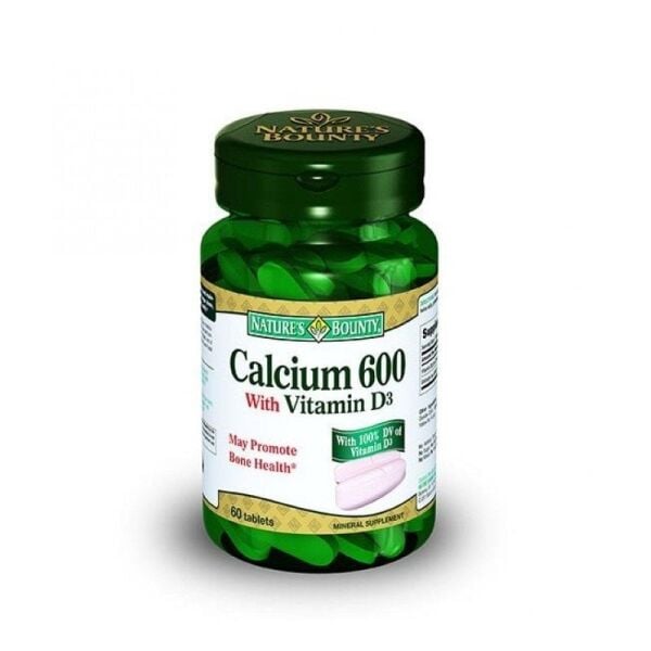 Nature's Bounty Calcium 600 With Vitamin D3 60 Tablet
