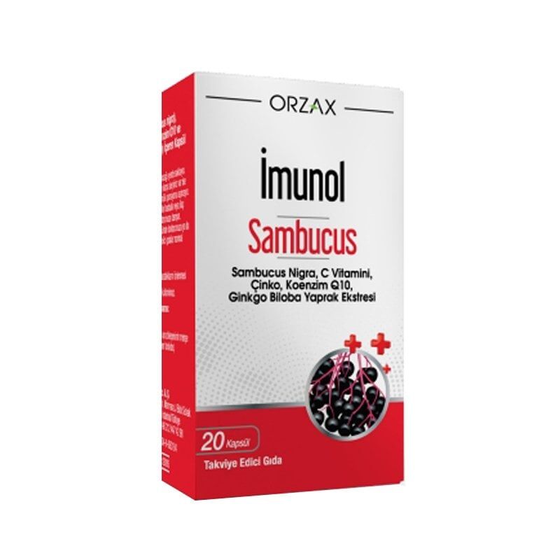 Orzax imunol Sambucus 20 Kapsül