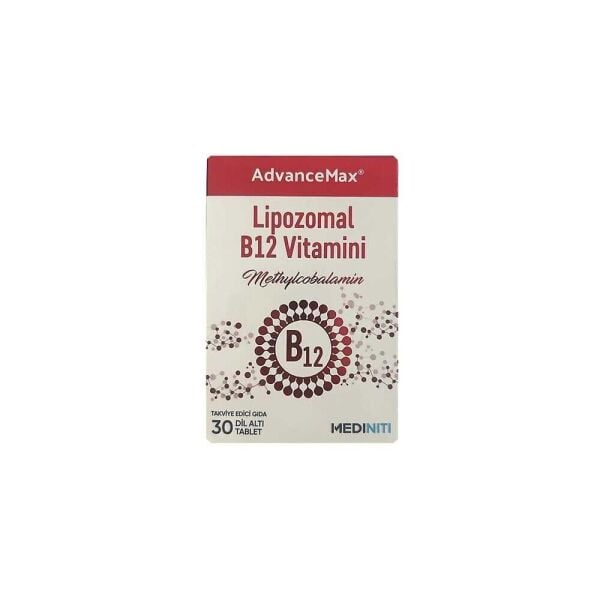 Advancemax Lipozomal B12 30 Dilaltı Tablet