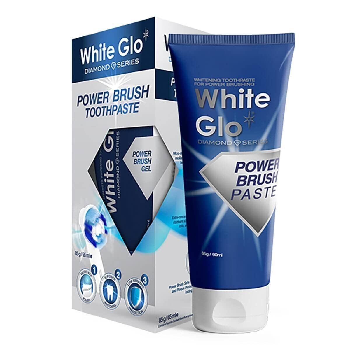 White Glo Diamond Power Brush Toothpaste 65 ml
