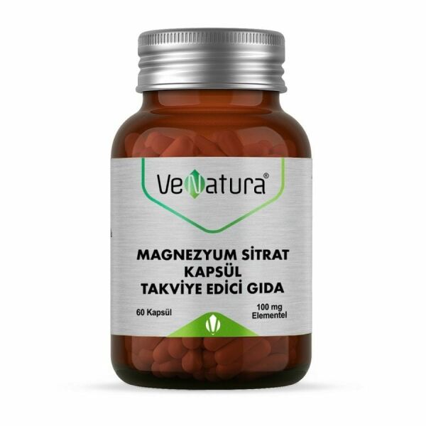 Venatura Magnezyum Sitrat Kapsül 60 Kapsül