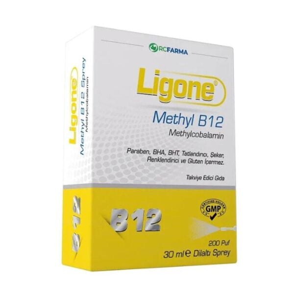 Ligone Methyl B12 Dilaltı Sprey 30 Ml YENİ