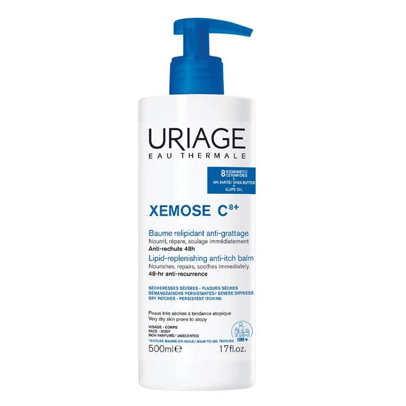 Uriage Xemose C8+ Çok Kuru Ciltler İçin Ferahlatıcı Balm 500 ml
