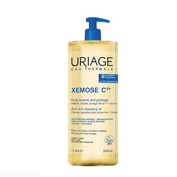 Uriage Xemose C8+ Çok Kuru Ciltler İçin Temizleme Yağı 1 Lt