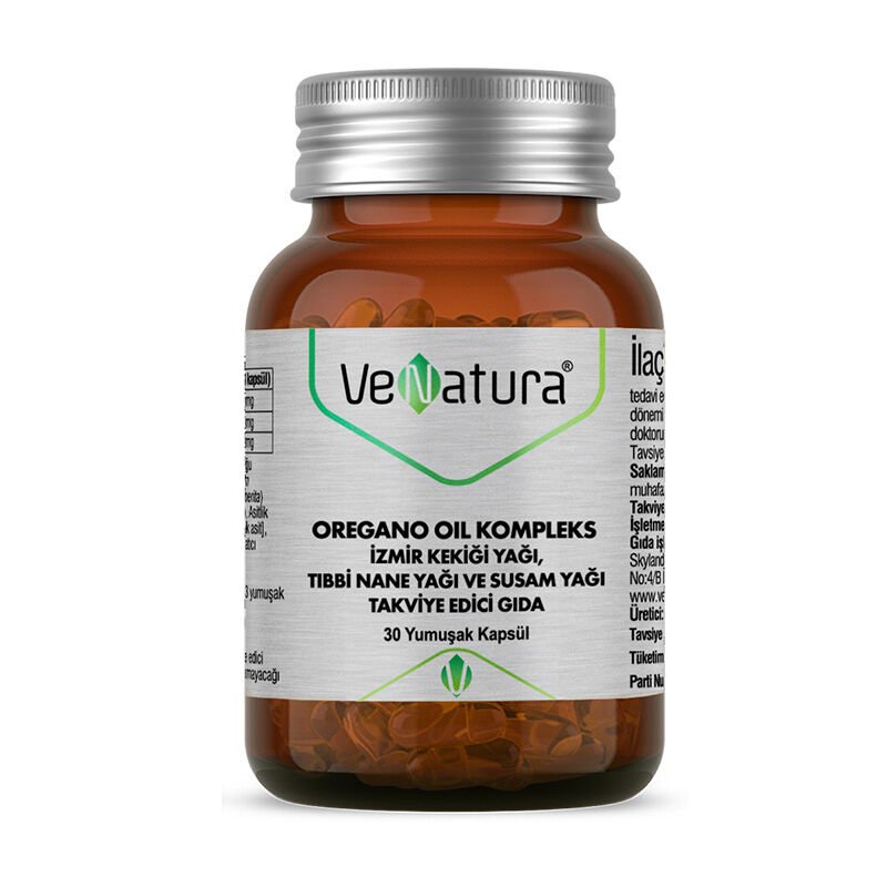 Venatura Oregano Oil Kompleks 30 Kapsül