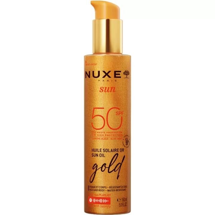 Nuxe Sun OR Huile SPF50 Işıltılı Bronzlaştırıcı Yüz Ve Vücut Yağı 150ml