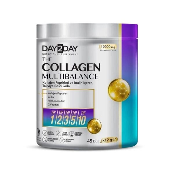 Day2Day The Collagen Multibalance Tip 1-2-3-5-10 Kolajen Toz Form 540 gr