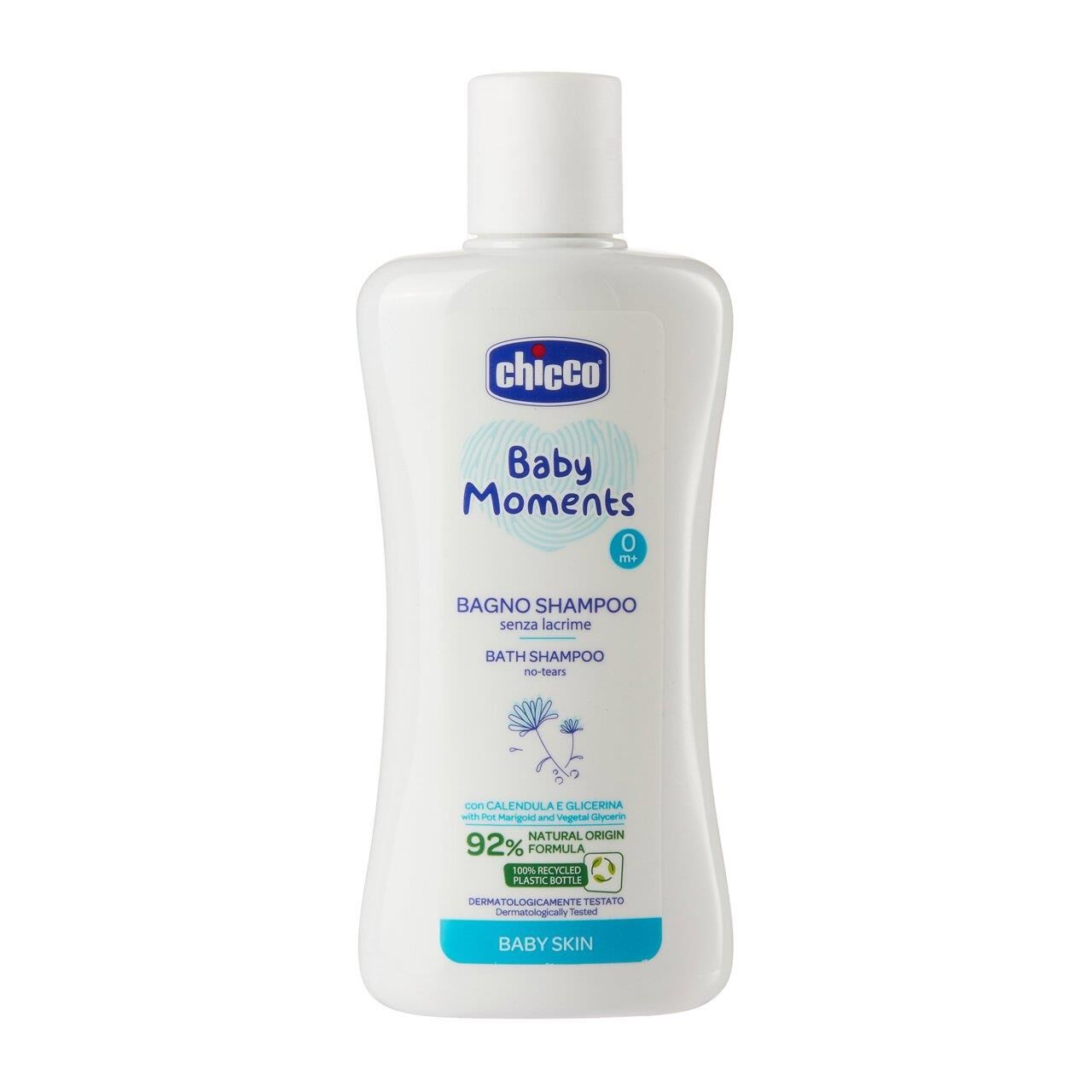 Chicco Baby Moments Doğal Saç ve Vücut Şampuanı 200 ml