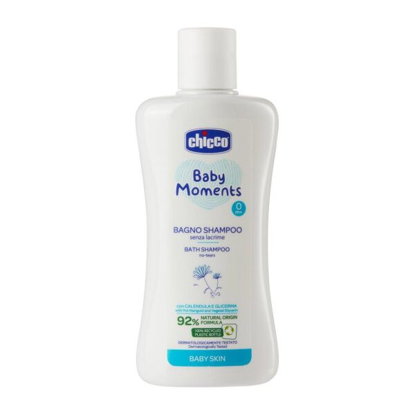 Chicco Baby Moments Doğal Saç ve Vücut Şampuanı 200 ml