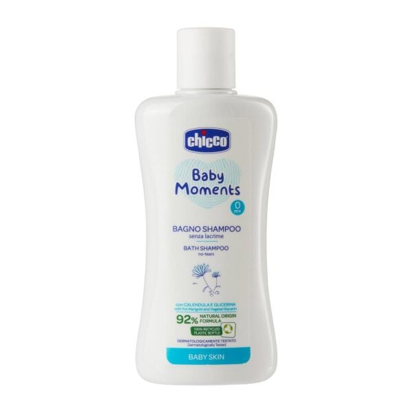 Chicco Baby Moments Doğal Saç ve Vücut Şampuanı 200 ml