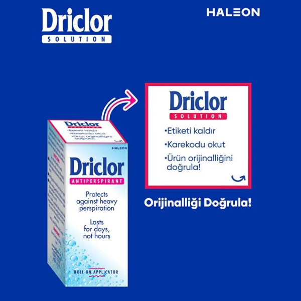 Driclor Anti Perspirant Roll on 20 ml