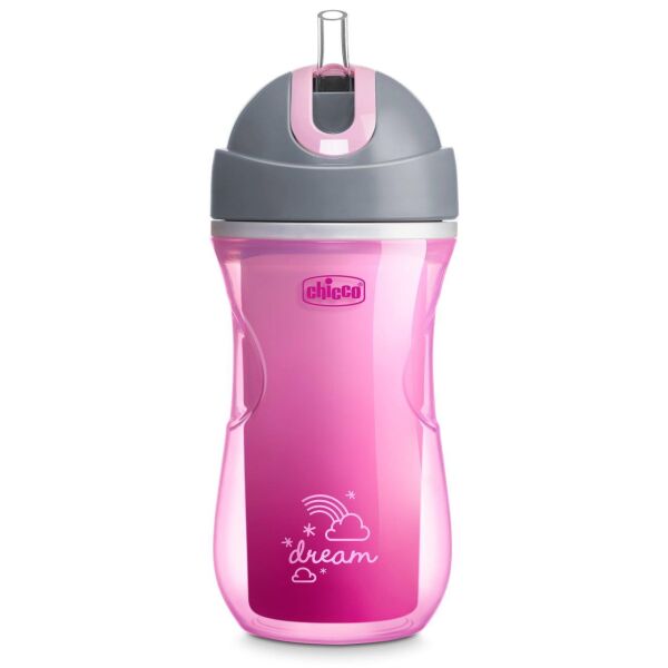 Chicco Isı Yalıtımlı Pipetli Spor Bardak 14 Ay+ 266 ml