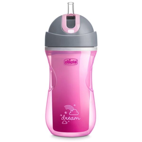 Chicco Isı Yalıtımlı Pipetli Spor Bardak 14 Ay+ 266 ml