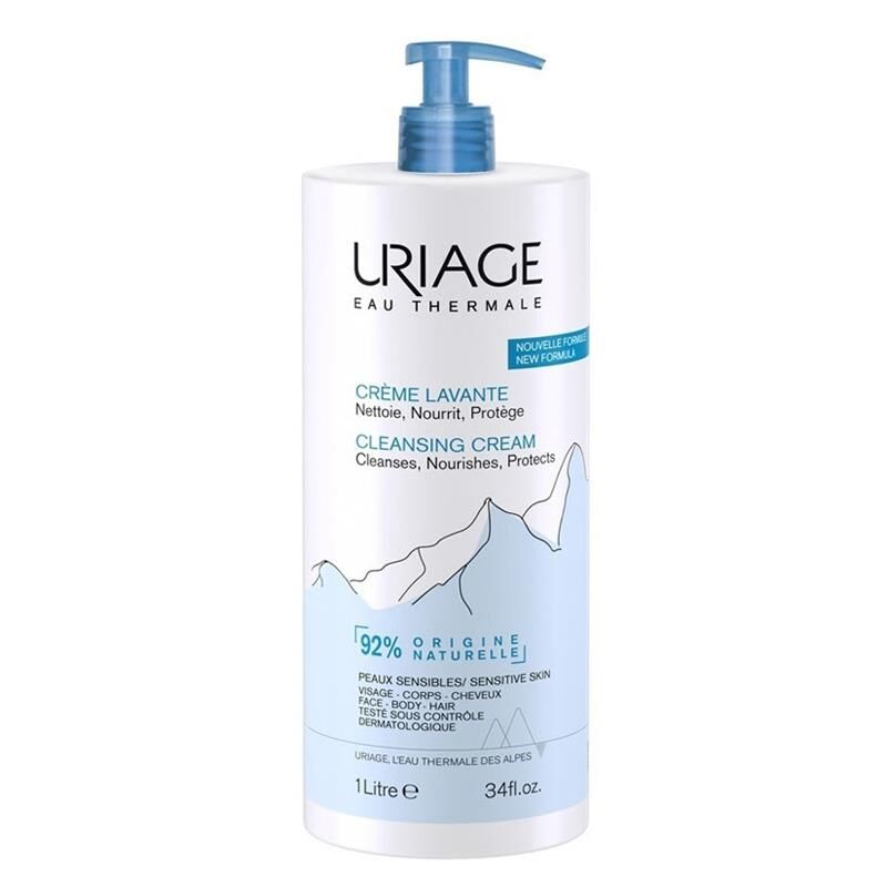 Uriage Hygiene Yüz, Vücut ve Saç Temizleme Kremi 1 Lt