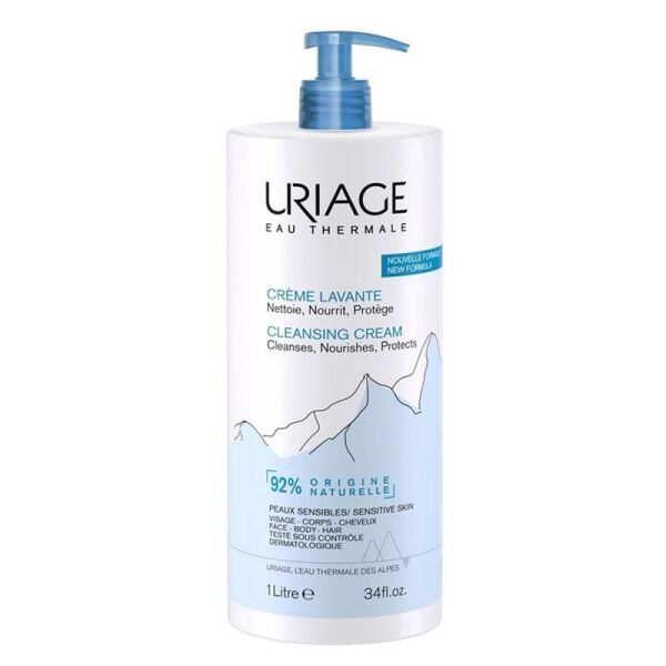 Uriage Hygiene Yüz, Vücut ve Saç Temizleme Kremi 1 Lt