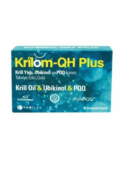 Krilom QH Plus 30 Yumuşak Kapsül