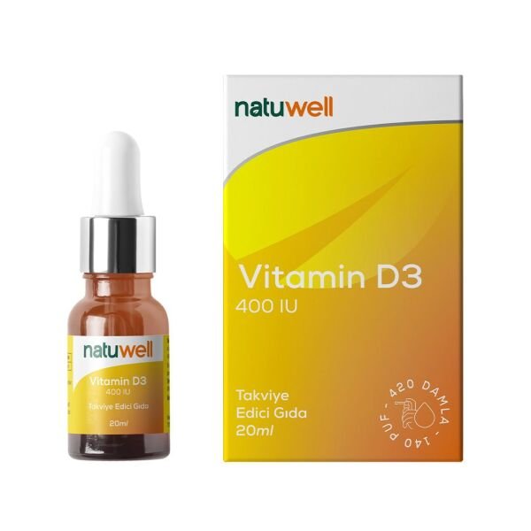 Natuwell D3 400 IU Damla 20 ml