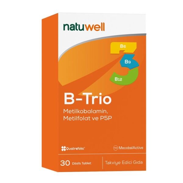 Natuwell B-Trio Dilaltı Tablet 30 Adet