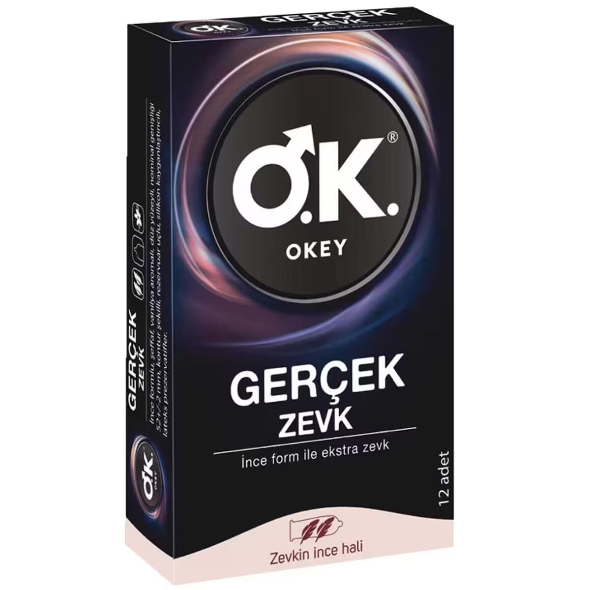 Okey Gerçek Zevk Prezervatif 12 li