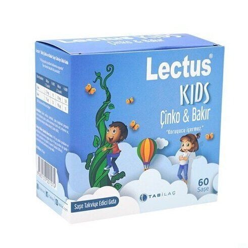 Lectus Kids Çinko & Bakır 60 Saşe