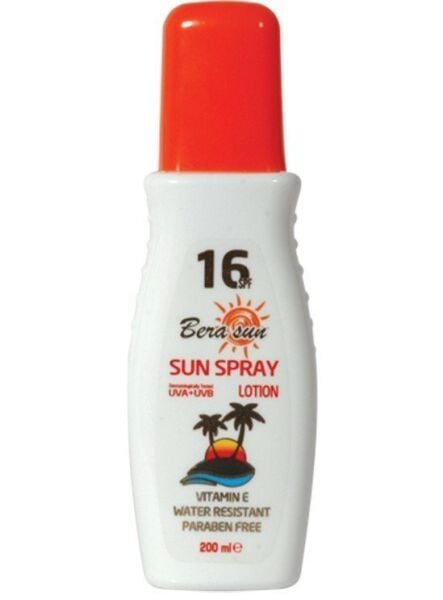 Bera Sun Losyon F16 Sprey 200 ml