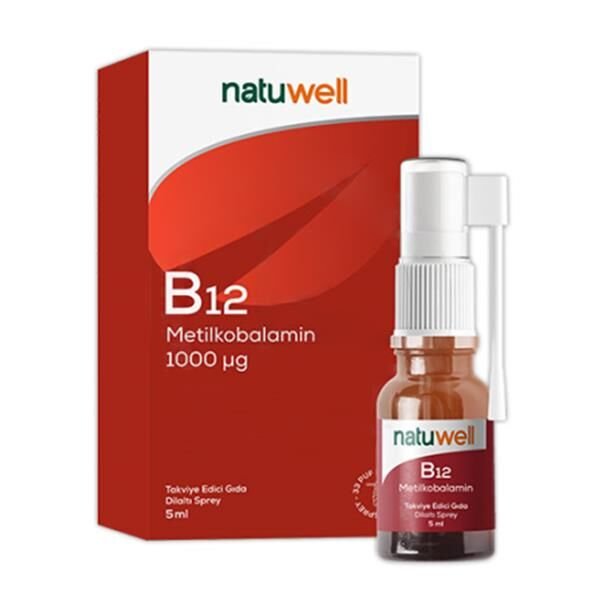 Natuwell Vitamin B12 Metilkobalamin Sprey 5ml
