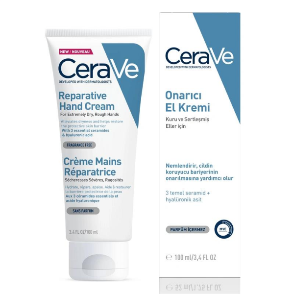 Cerave Onarıcı El Kremi 100 ml