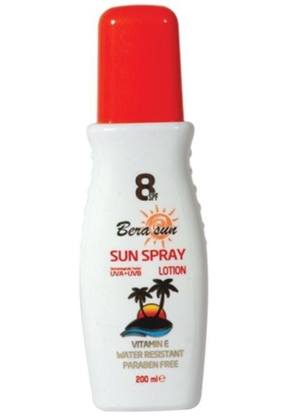 Bera Sun Losyon F8 Sprey 200 ml