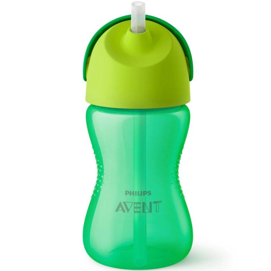 Avent SCF798/01 Desenli Pipetli Bardak 300 ml - Erkek Yeşil