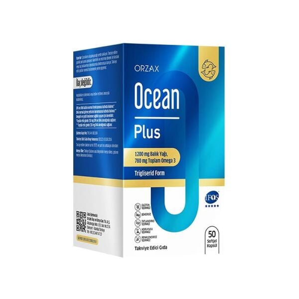 Ocean Plus Omega 3 1200 mg 50 Kapsül