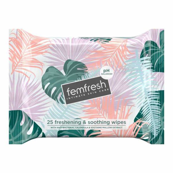 Femfresh Genital Bölge Islak Mendili 25 li