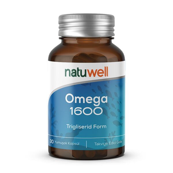 Natuwell Omega 1600 30 Yumuşak Kapsül