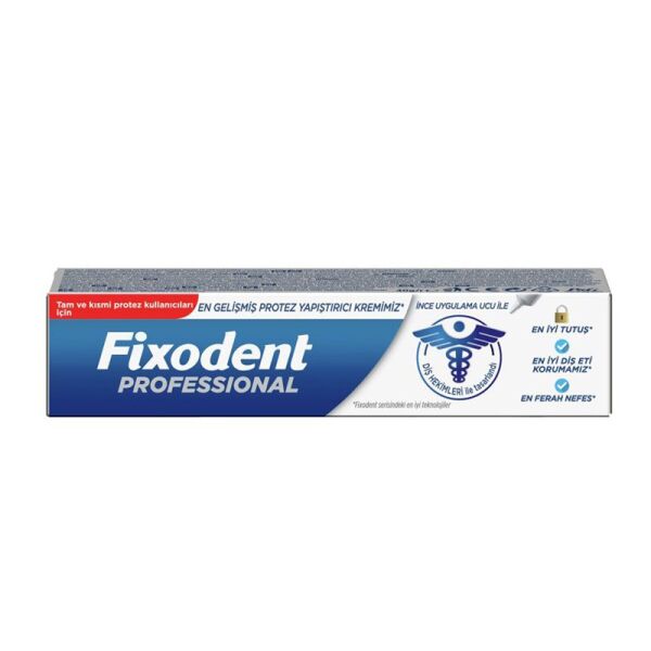 Fixodent Diş Protez Yapıştırıcı Krem Professional 40gr
