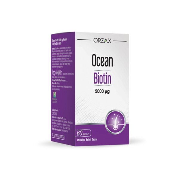 Ocean Biotin 5000 mcg 60 Kapsül